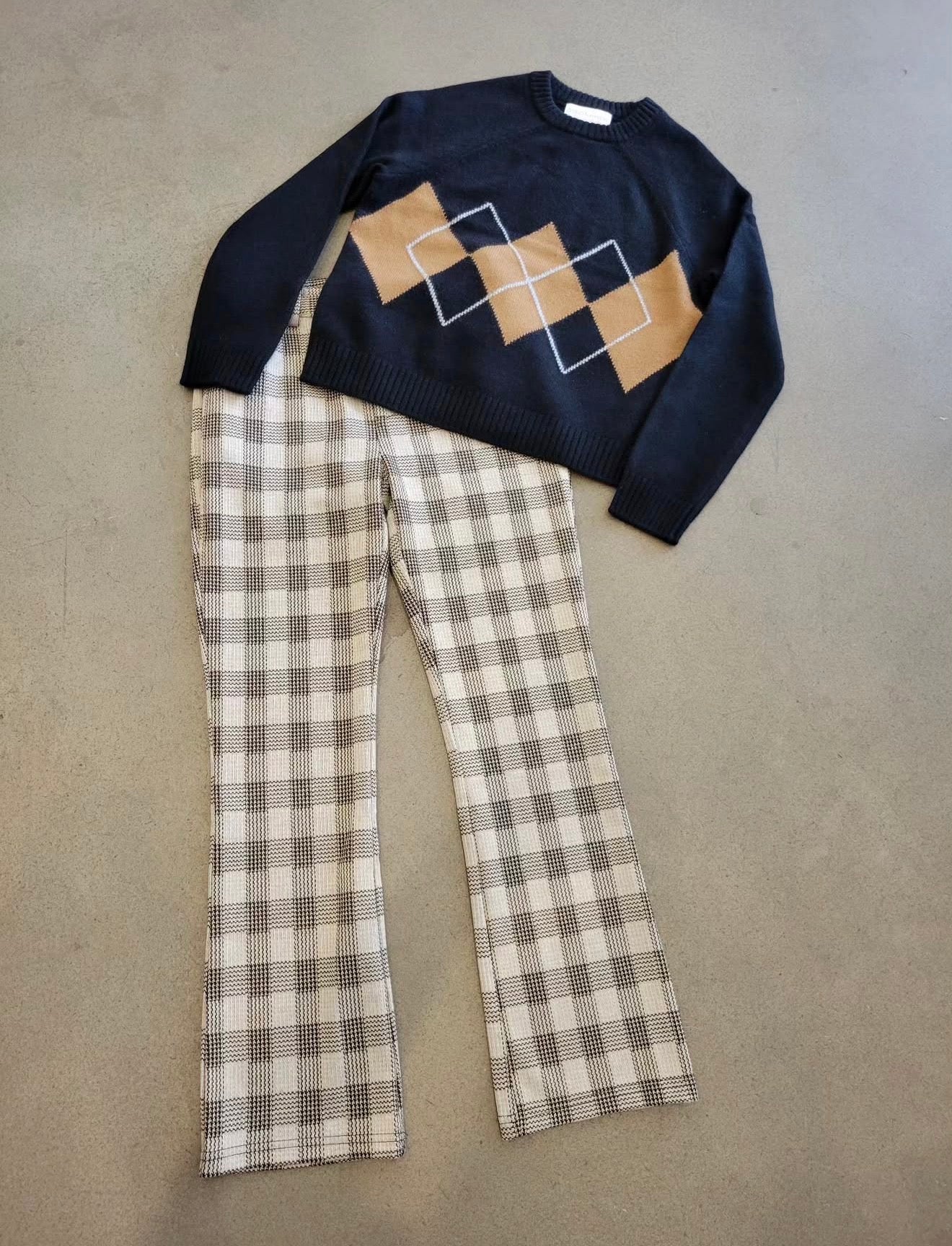 Argyle Cashmere Sweater