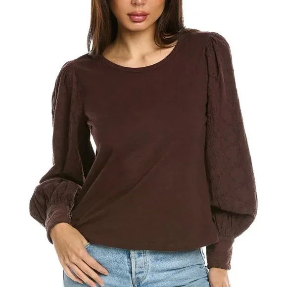 Design History - Chocolate Puff Sleeve Blouse