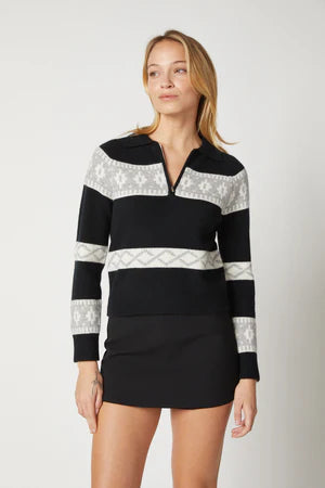 Kokun - Polo Pattern Half Zip