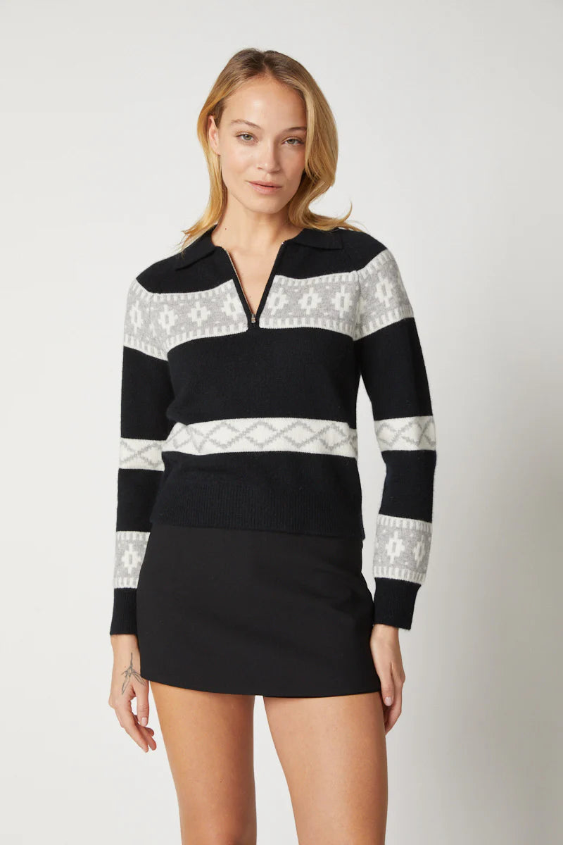 Kokun - Polo Pattern Half Zip