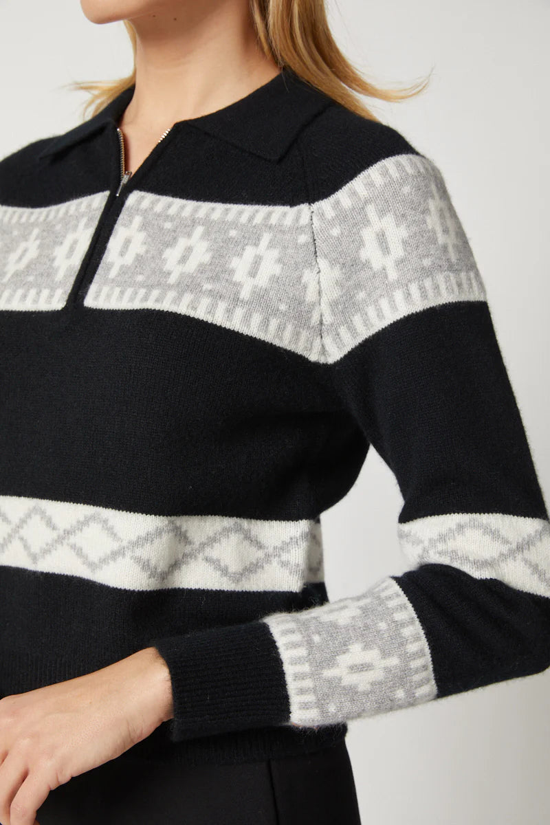 Kokun - Polo Pattern Half Zip