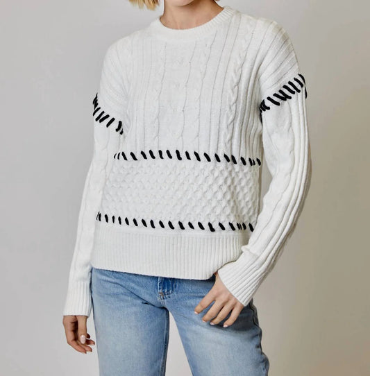 Design History - Cable Knit Sweater
