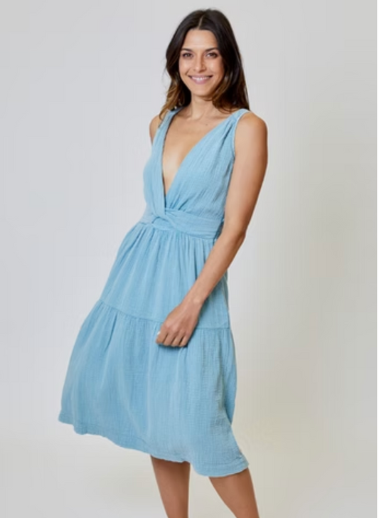 Design History - Blue Pocketed Dress