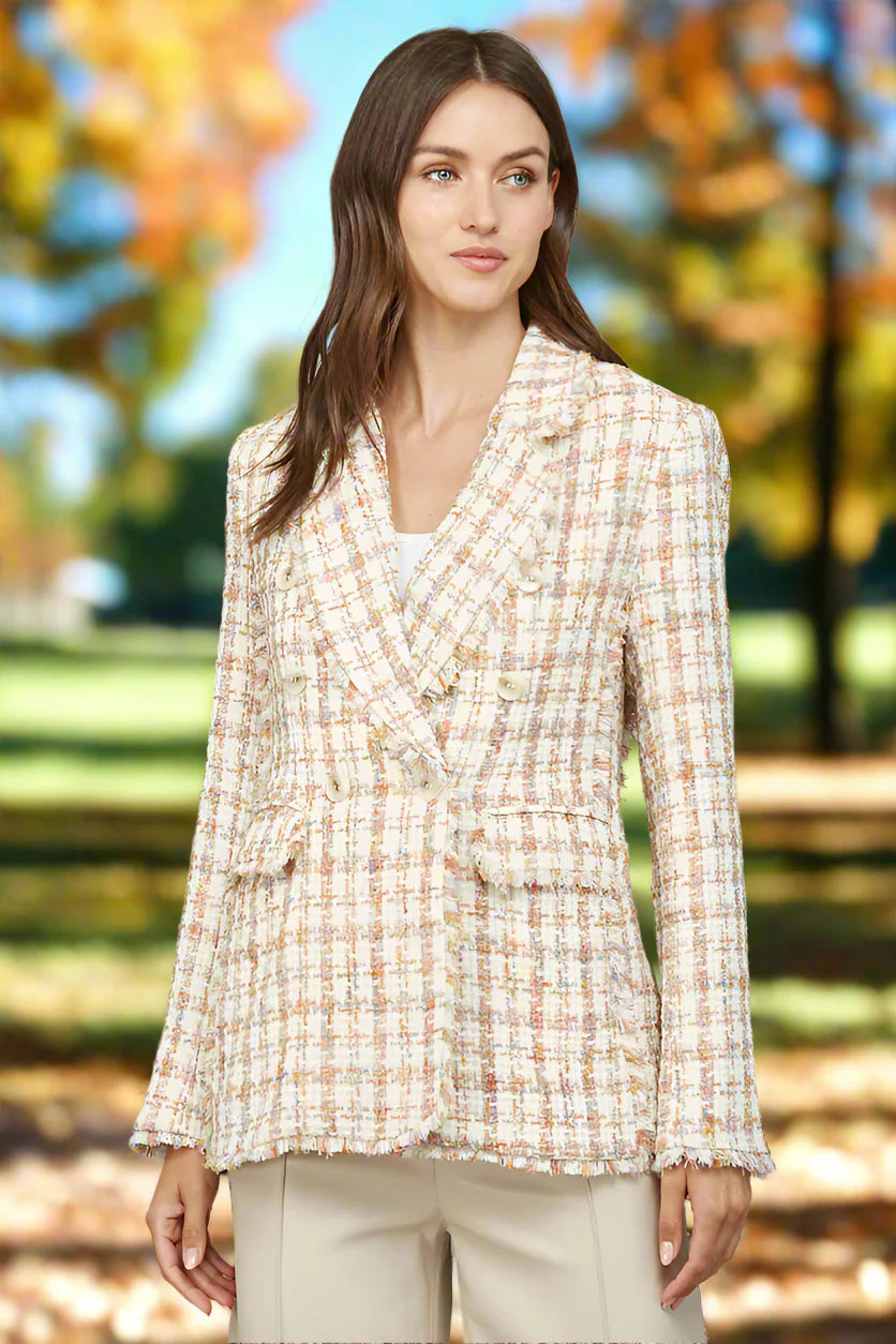 Fate-  IvoryTweed Blazer