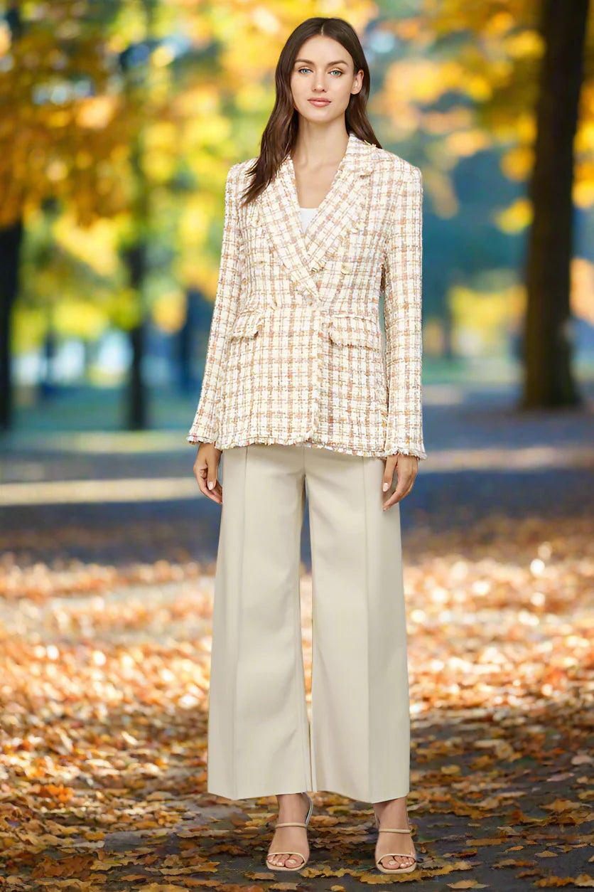 Fate-  IvoryTweed Blazer