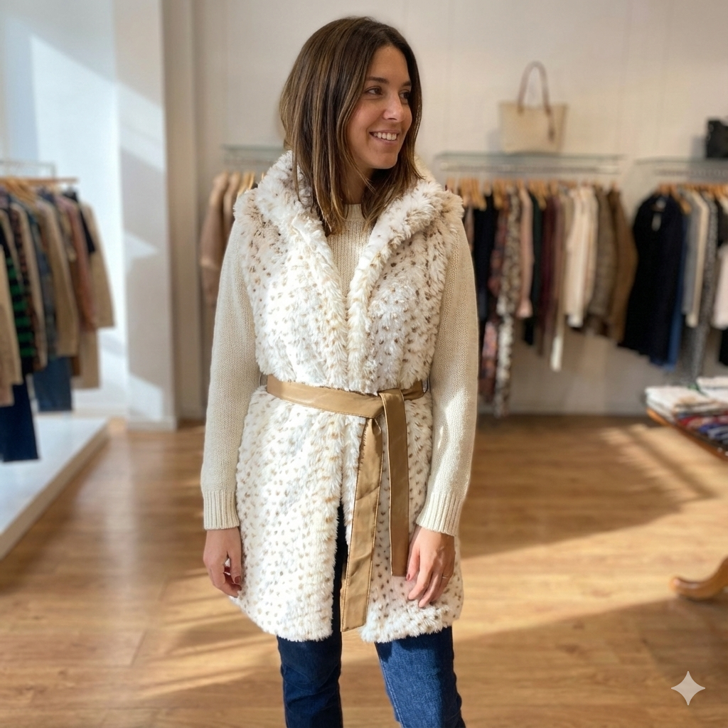 La Fiorentina - Faux Lynx Fur Vest