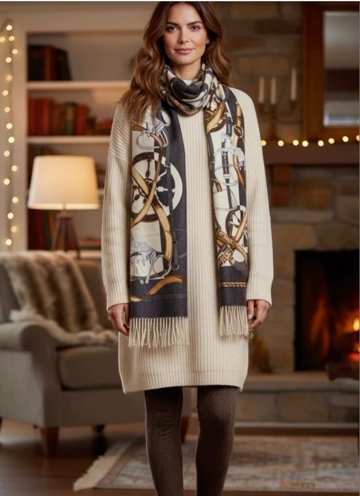 La Fiorentina - Esquestrian Print Wrap