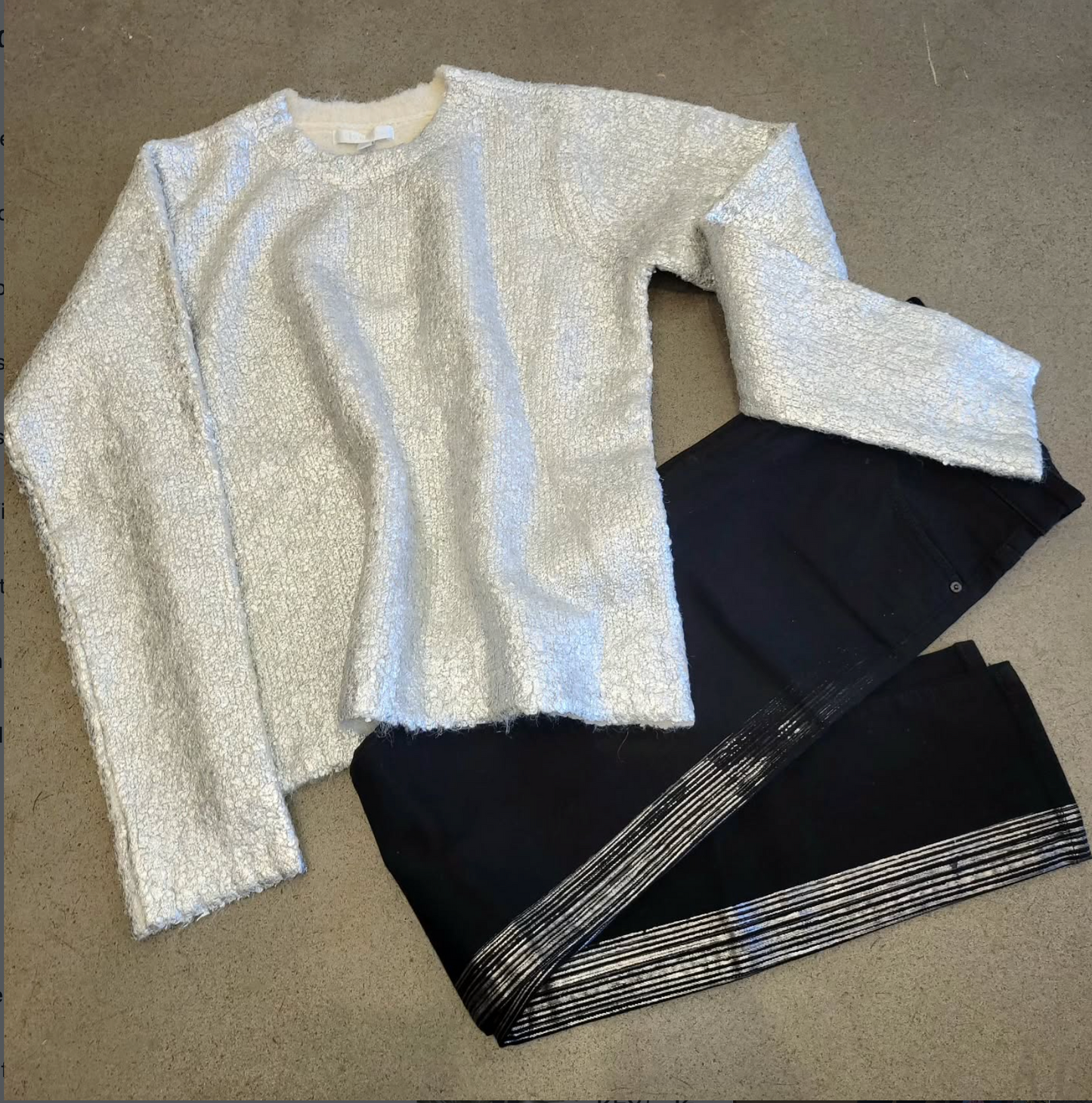 Design History - Silver Chrome Sweater