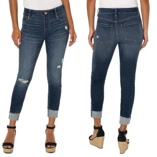 Liverpool LA - The Gia Glider Crop Jean