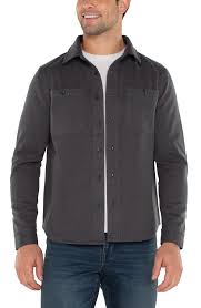 Liverpool LA - Mole-Skin Two Pocket Button Down Sport Shirt