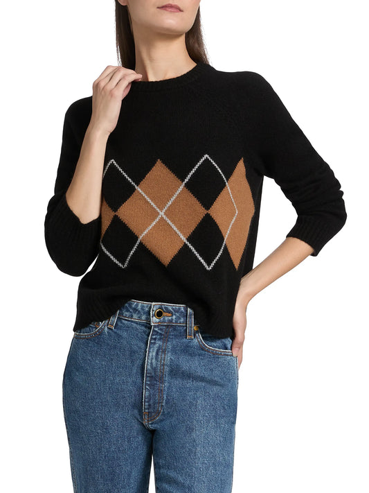 Argyle Cashmere Sweater